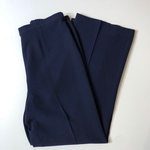 ST. JOHN navy blue slacks pants wide leg 6